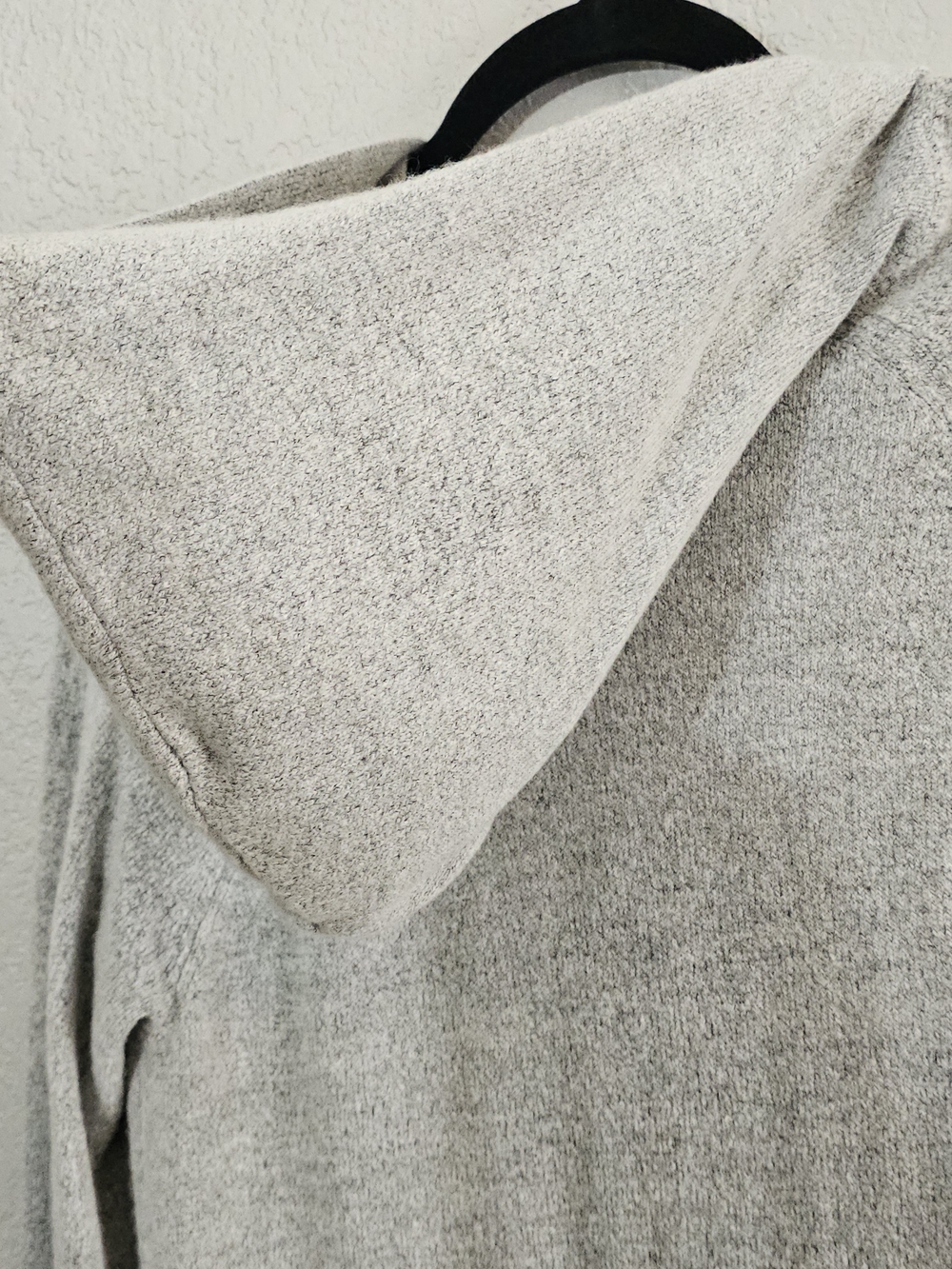 Old Navy Open Front Cardigan W/Hood Light Gray Womens Small Oversized - Picture 7 of 7